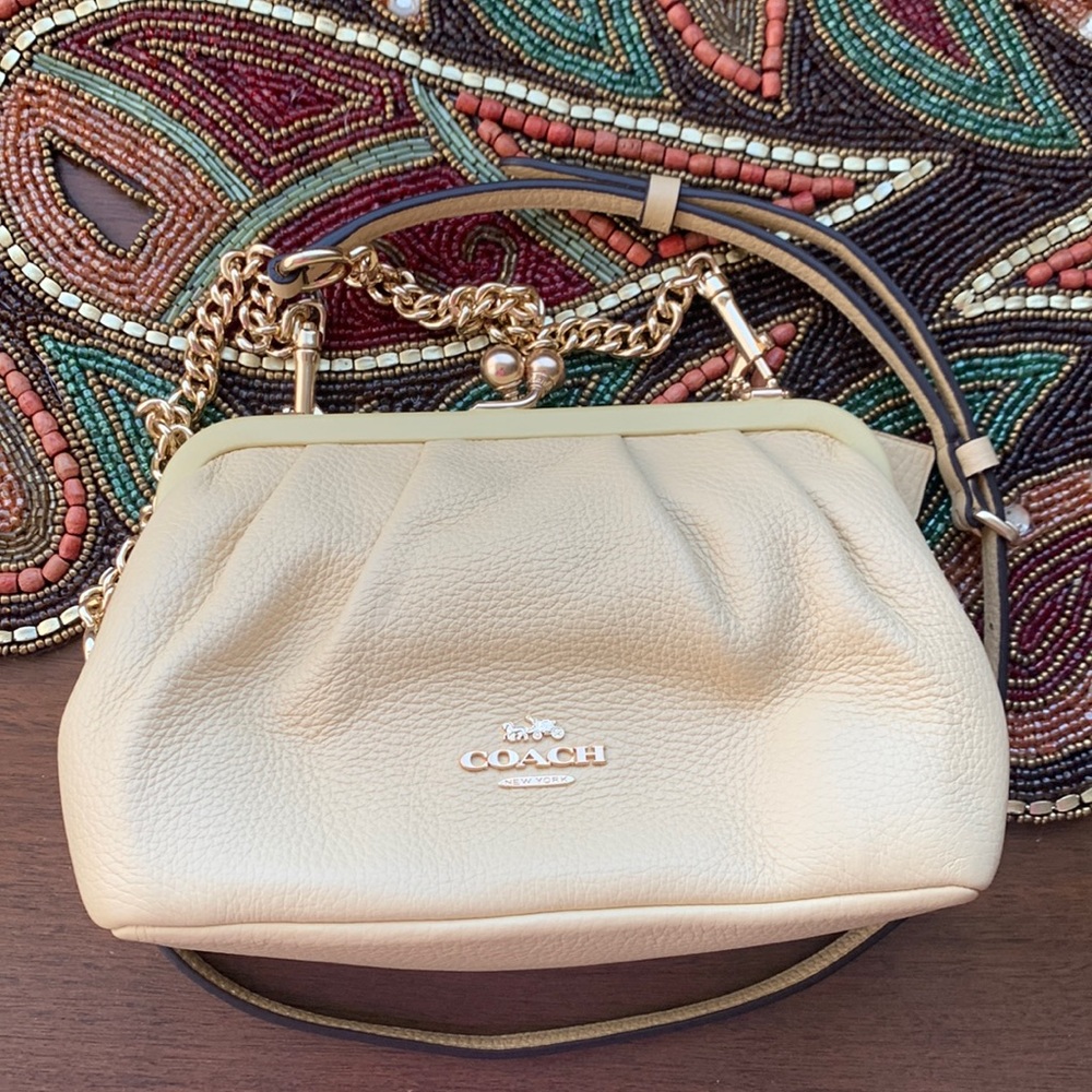 Coach 100% leather Crossbody. Never used